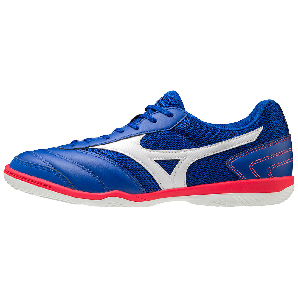 Scarpe Calcio Mizuno MRL Sala Club IN Uomo - Blu/Bianche - 16850-YBOV